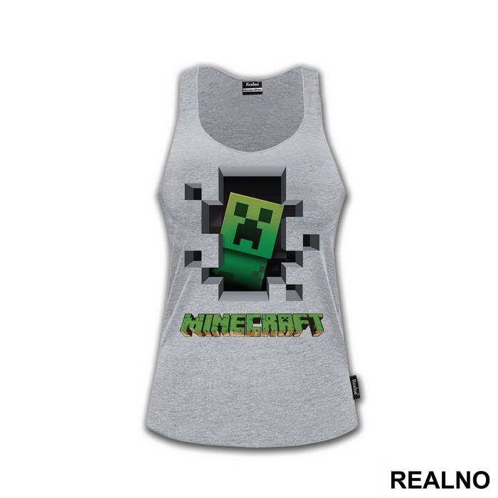 Creeper Peeking - Minecraft