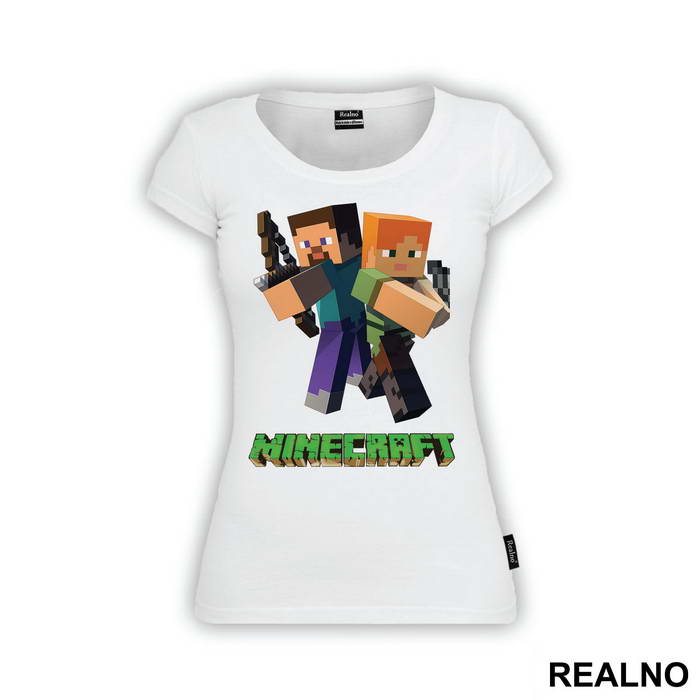 Steve And Alex - Minecraft