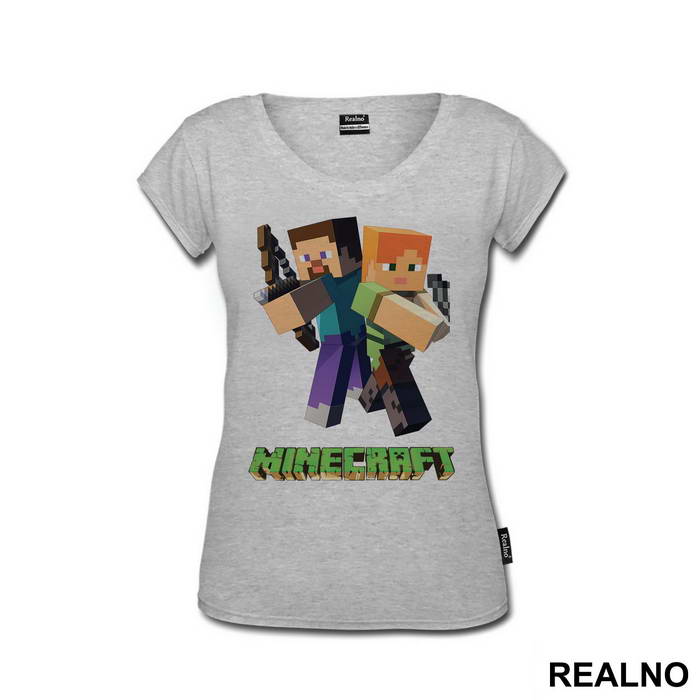 Steve And Alex - Minecraft
