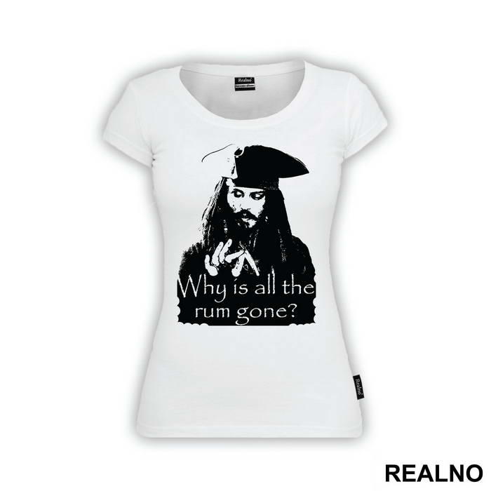 Jack Sparrow Why Is All The Rum Gone - Pirates of the Caribbean