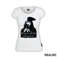 Jack Sparrow Why Is All The Rum Gone - Pirates of the Caribbean