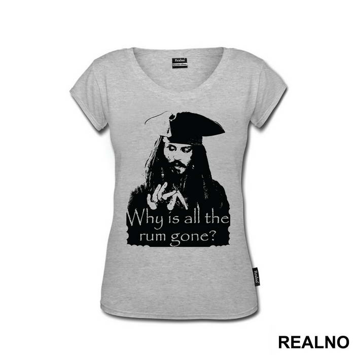 Jack Sparrow Why Is All The Rum Gone - Pirates of the Caribbean