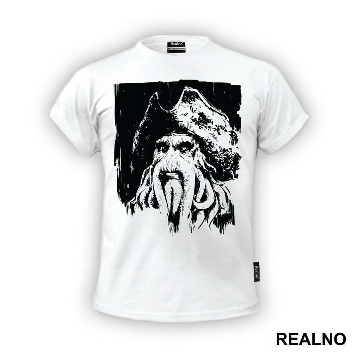 Davy Jones Illustration - Pirates of the Caribbean