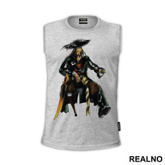 Captain Barbossa Sitting - Pirates of the Caribbean