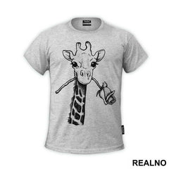 Giraffe With A Rose - Životinje