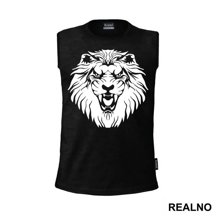 Lion Head Illustration - Životinje