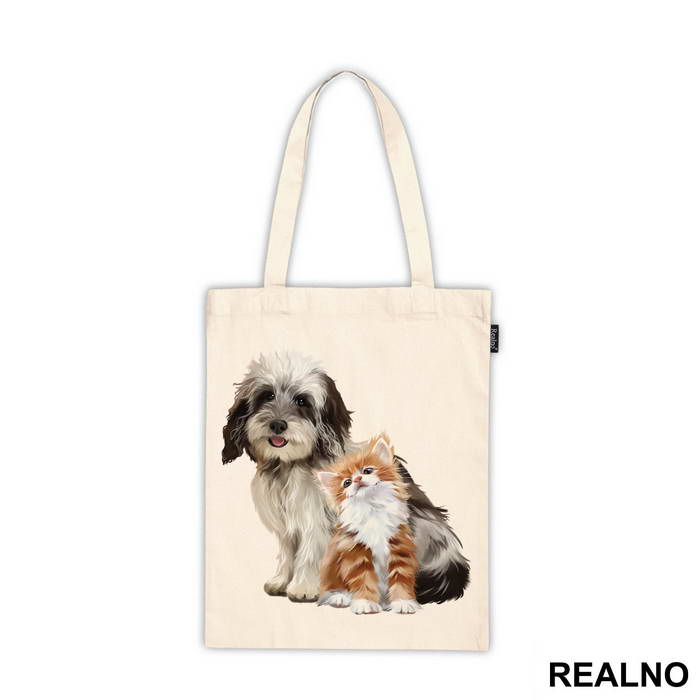 Cute Cat and Dog Drawing - Životinje