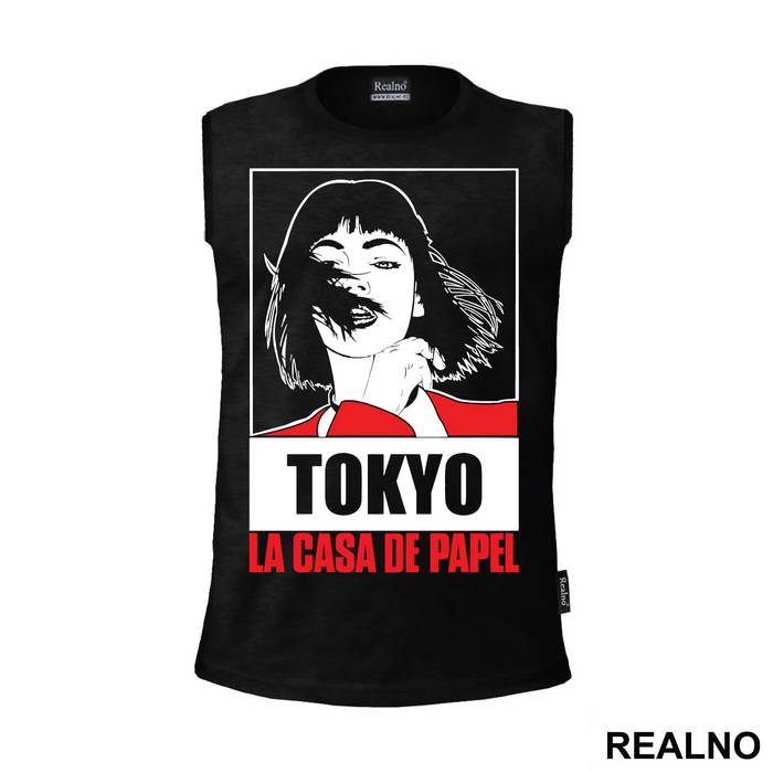Tokyo - Tokio Red Suit - La Casa de Papel - Money Heist - Majica
