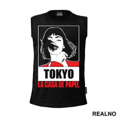 Tokyo - Tokio Red Suit - La Casa de Papel - Money Heist - Majica