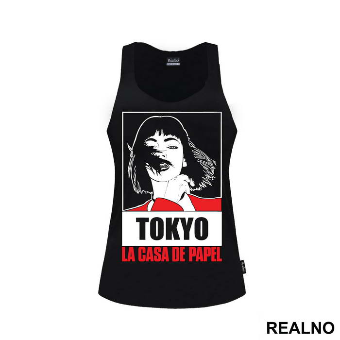 Tokyo - Tokio Red Suit - La Casa de Papel - Money Heist - Majica