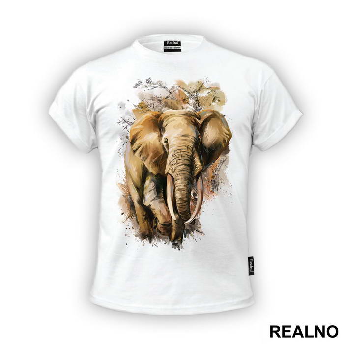 Elephant Painting - Životinje