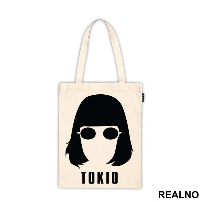 Tokyo - Tokio Head Silhouette With Glasses - La Casa de Papel - Money Heist - Majica