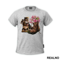 Puppy With A Shoe Flowers - Životinje