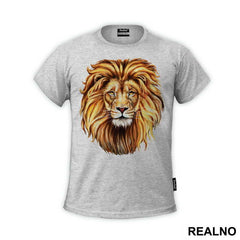 Lion Head Illustration Portrait - Životinje
