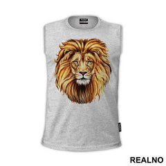 Lion Head Illustration Portrait - Životinje