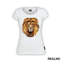 Lion Head Illustration Portrait - Životinje
