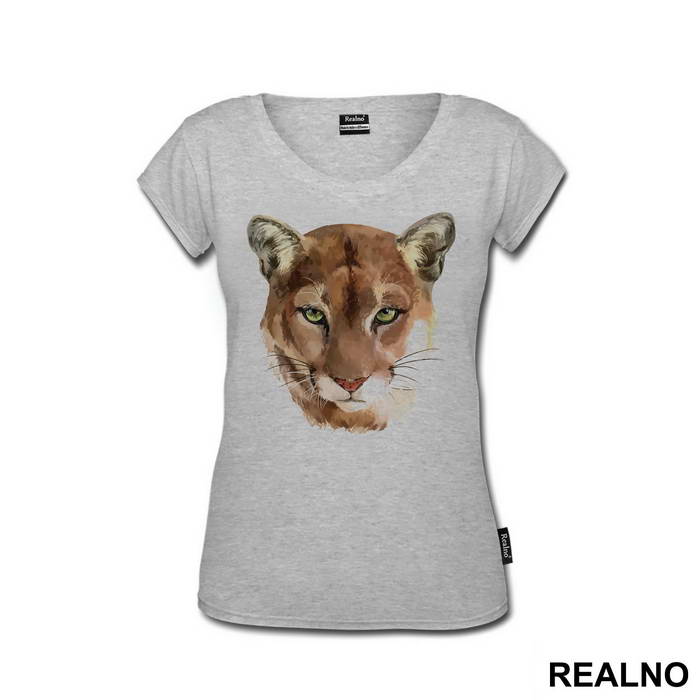 Lioness Head Illustration Portrait - Životinje