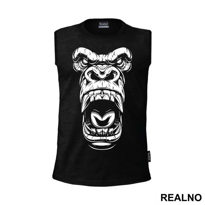 Gorilla Face Portrait - Životinje