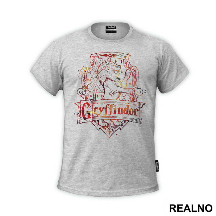 Gryffindor Crest Color Splash - Harry Potter