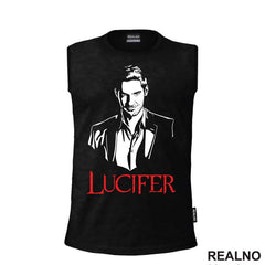 Portrait Lucifer - White And Red