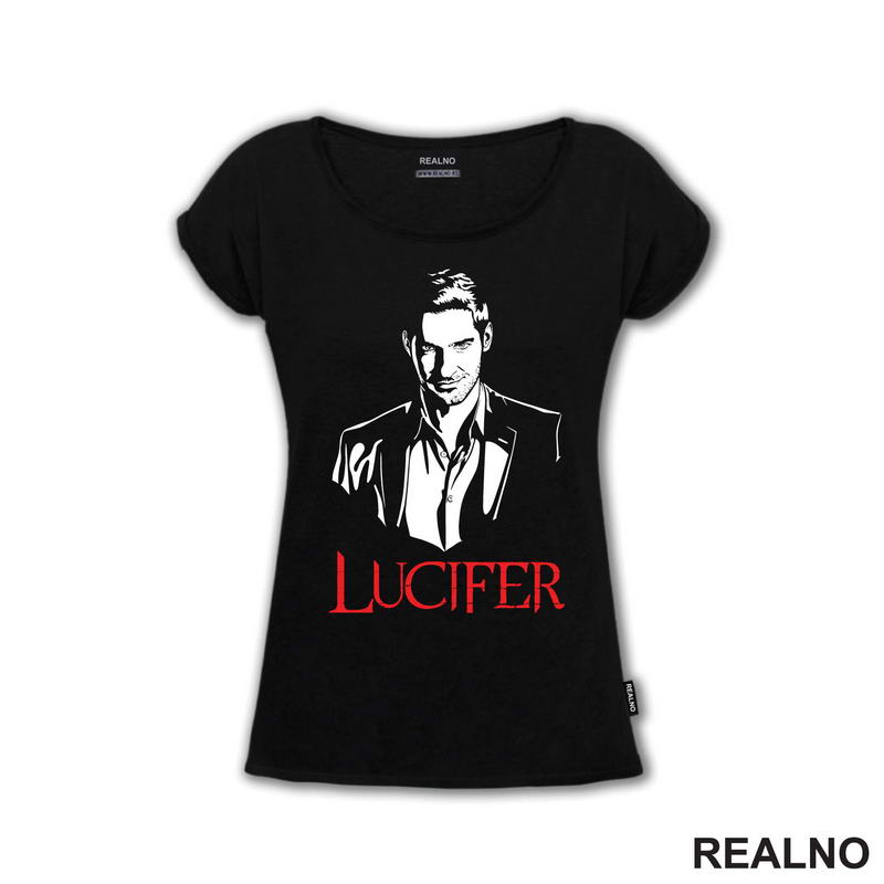 Portrait Lucifer - White And Red