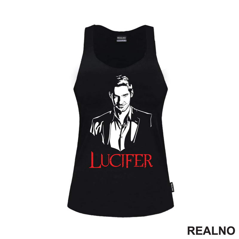 Portrait Lucifer - White And Red