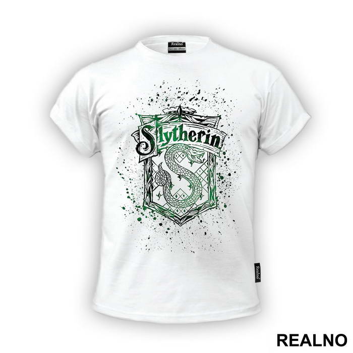 Slytherin Crest Color Splash - Harry Potter