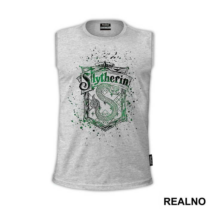 Slytherin Crest Color Splash - Harry Potter