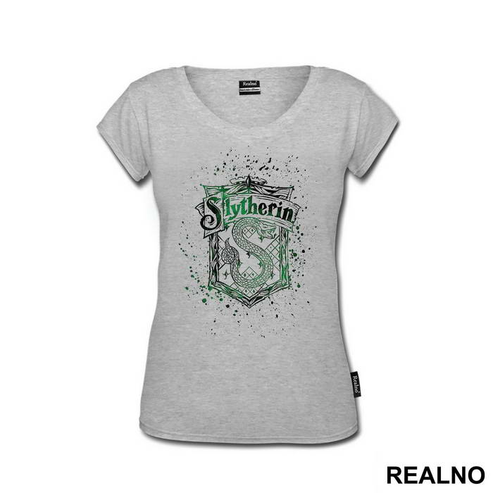 Slytherin Crest Color Splash - Harry Potter