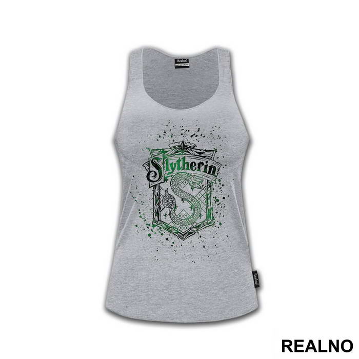 Slytherin Crest Color Splash - Harry Potter