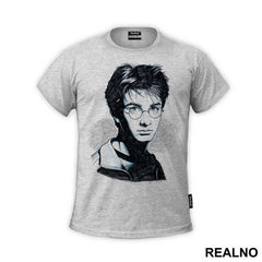 Harry Potter Black And Blue Portrait - Harry Potter