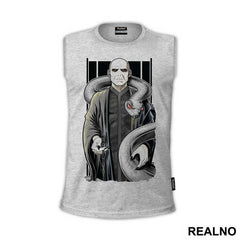 Voldemort With A Wand And A Snake - Harry Potter