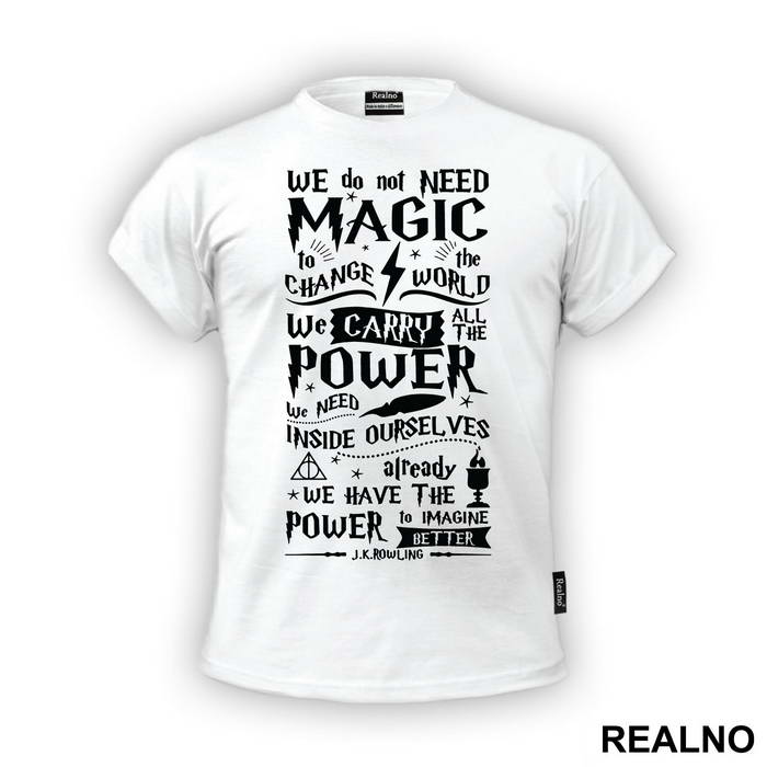 We Do Not Need Magic To Change The World - Harry Potter