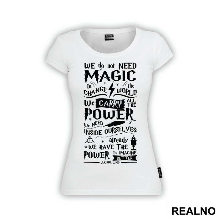We Do Not Need Magic To Change The World - Harry Potter