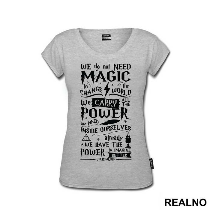We Do Not Need Magic To Change The World - Harry Potter