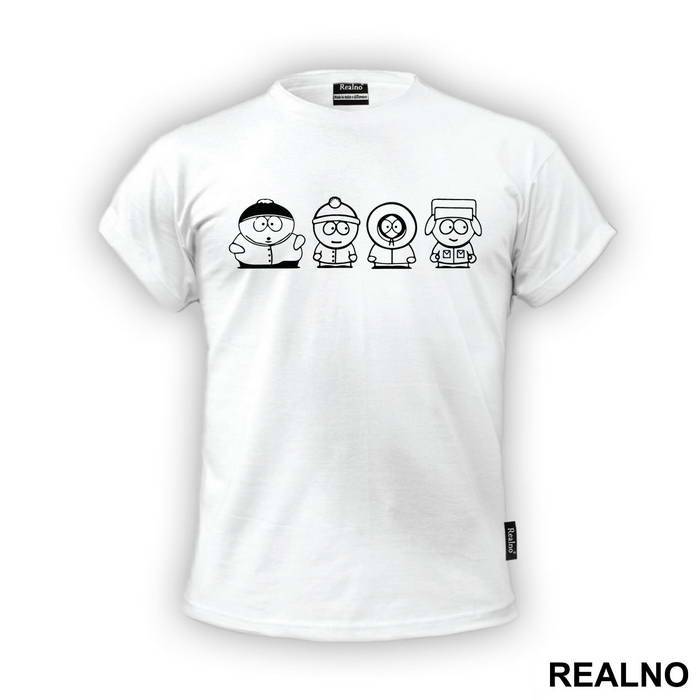 South Park Characters Outline - South Park