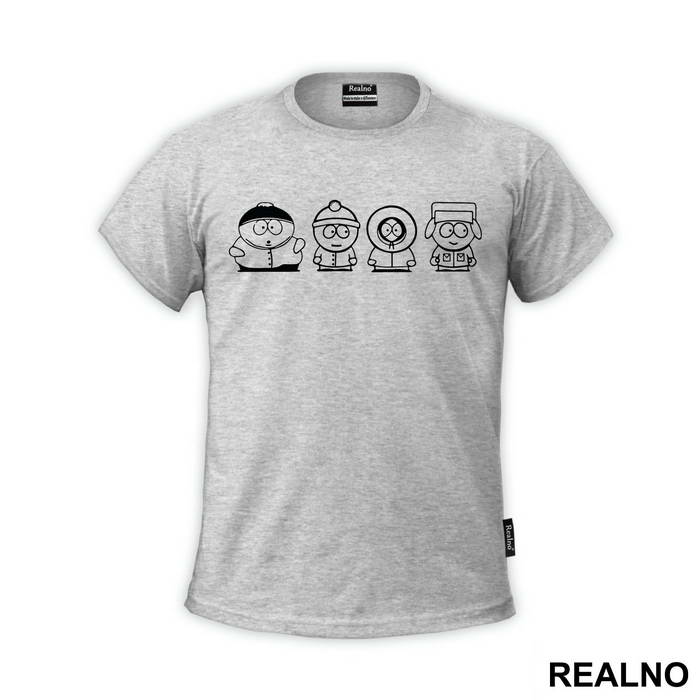 South Park Characters Outline - South Park