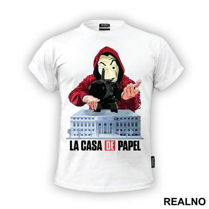 BrowningMachine Gun - La Casa de Papel - Money Heist - Majica