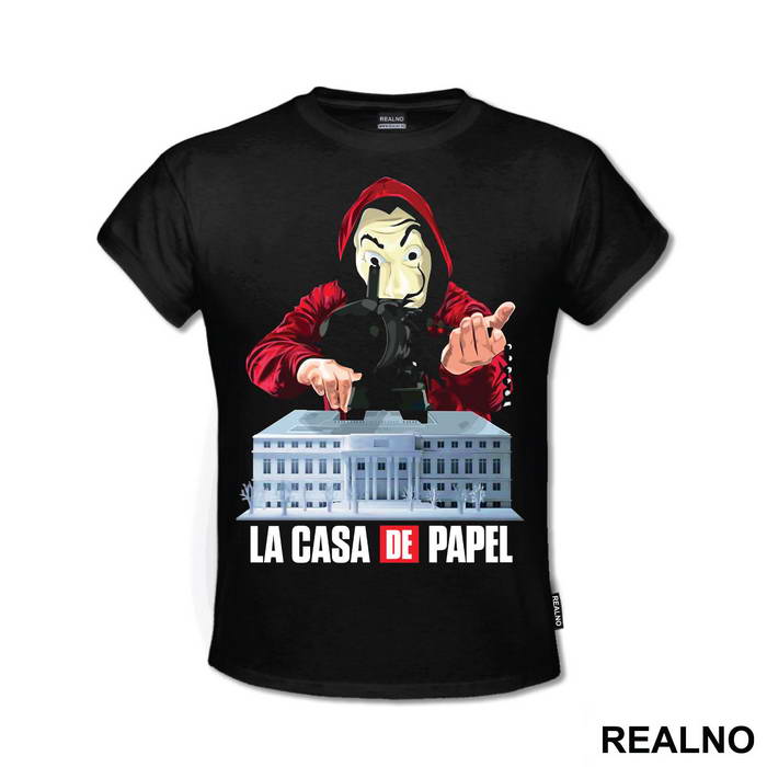 BrowningMachine Gun - La Casa de Papel - Money Heist - Majica