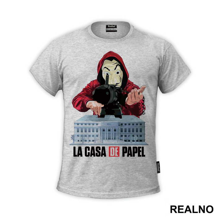 BrowningMachine Gun - La Casa de Papel - Money Heist - Majica