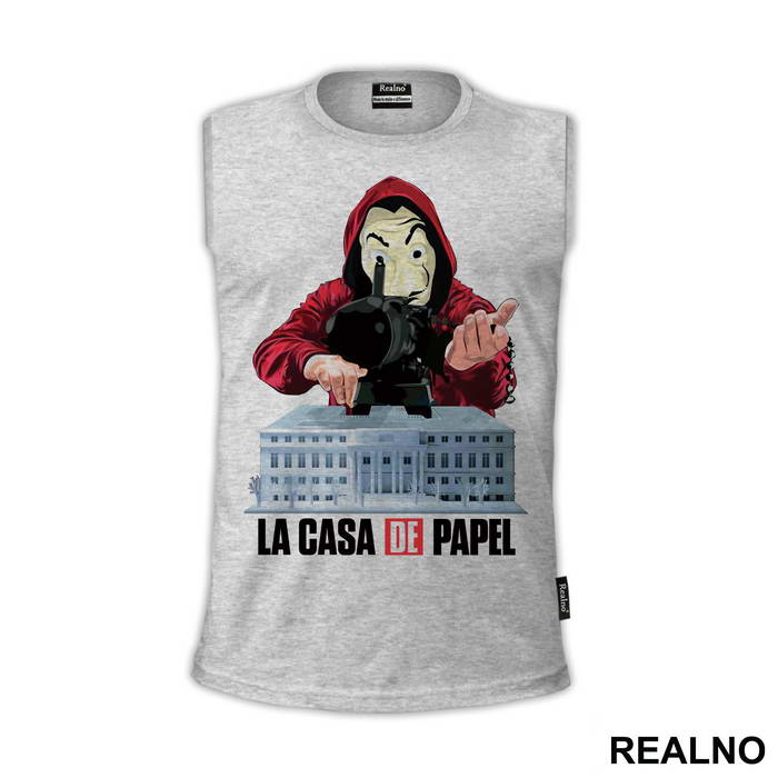 BrowningMachine Gun - La Casa de Papel - Money Heist - Majica