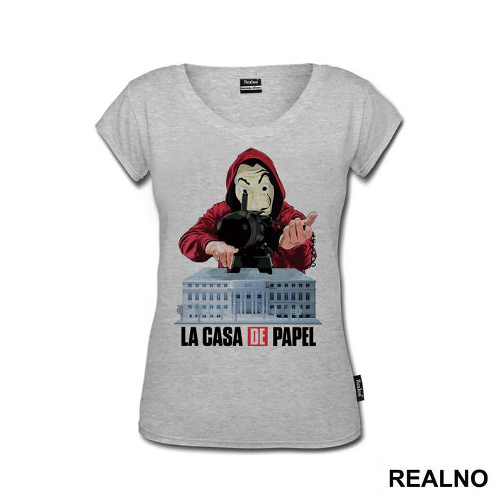 BrowningMachine Gun - La Casa de Papel - Money Heist - Majica