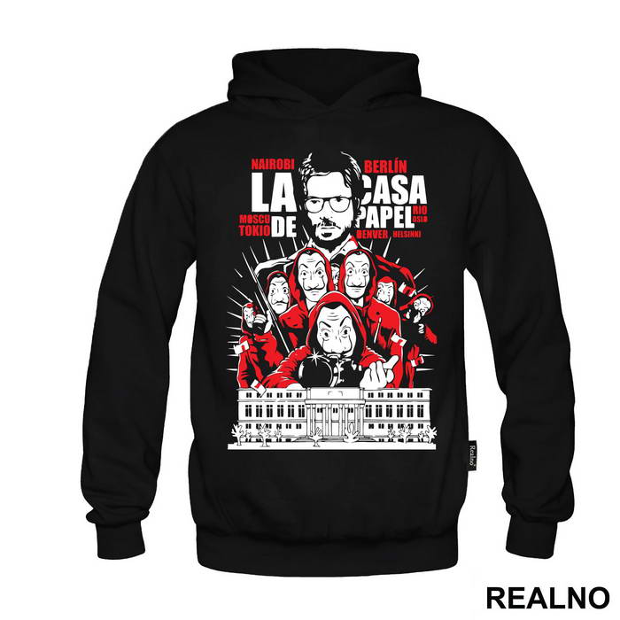 Browning Machine Gun Group - La Casa de Papel - Money Heist - Majica