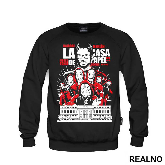 Browning Machine Gun Group - La Casa de Papel - Money Heist - Majica