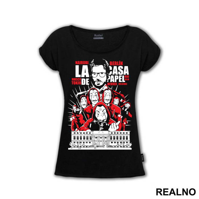 Browning Machine Gun Group - La Casa de Papel - Money Heist - Majica