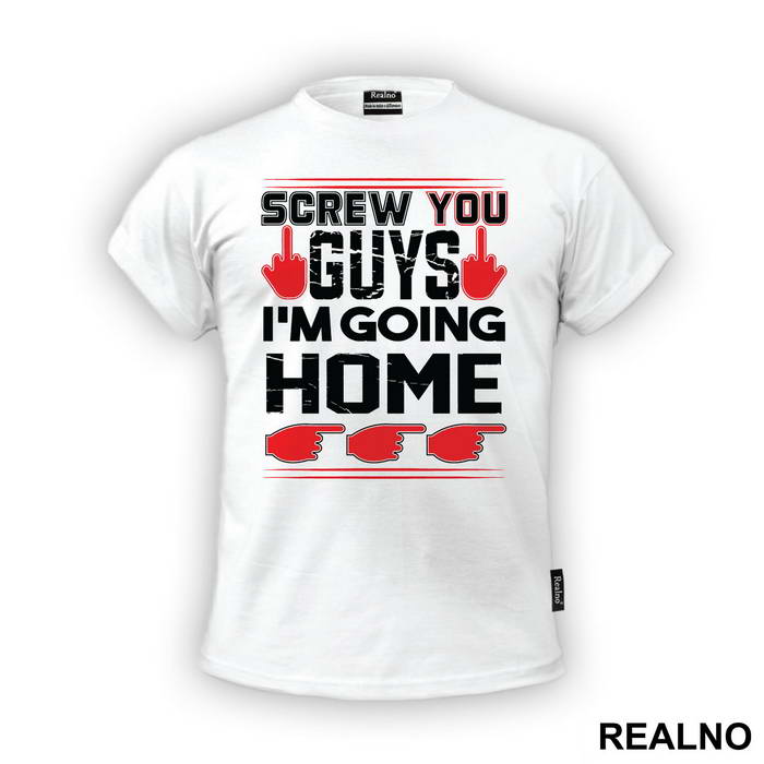 Screw You Guys I'm Going Home Middle Finger - South Park