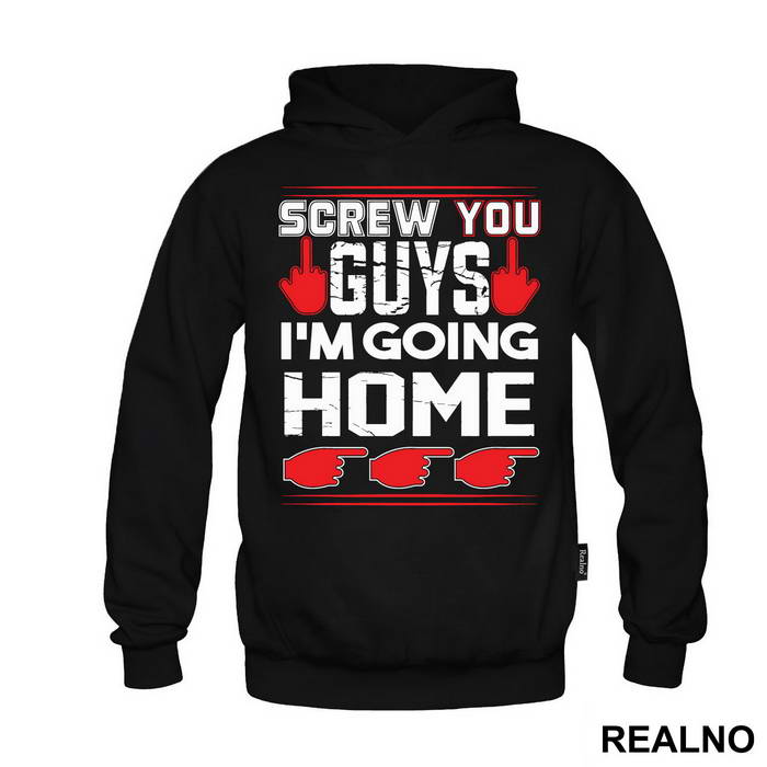 Screw You Guys I'm Going Home Middle Finger - South Park