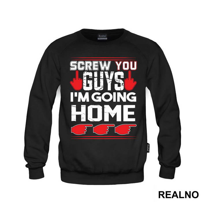 Screw You Guys I'm Going Home Middle Finger - South Park