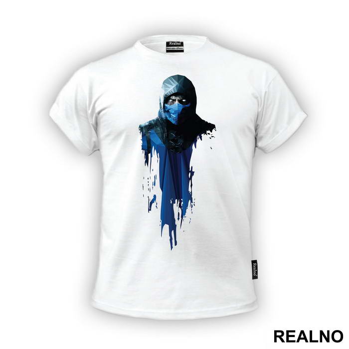 Sub Zero Polygonal Art - Mortal Kombat
