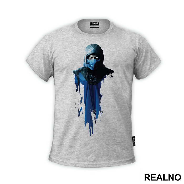 Sub Zero Polygonal Art - Mortal Kombat